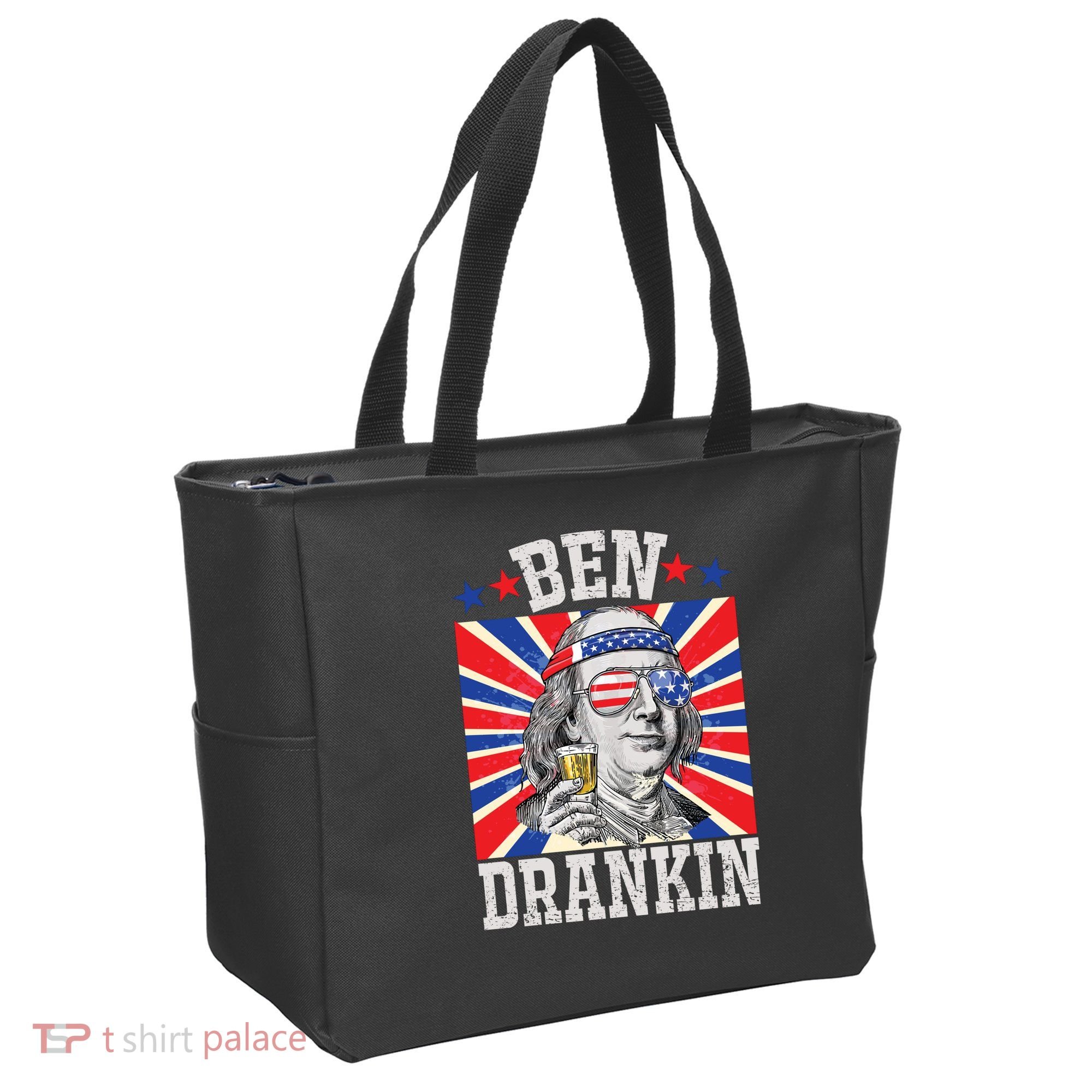 Ben Drankin 4th Of July Patriotic America Tote Bag