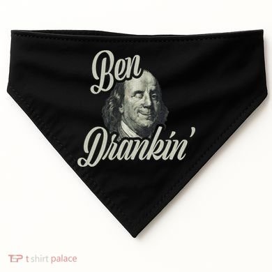 Ben Drankin Benjamin Franklin USA-Made Doggie Bandana