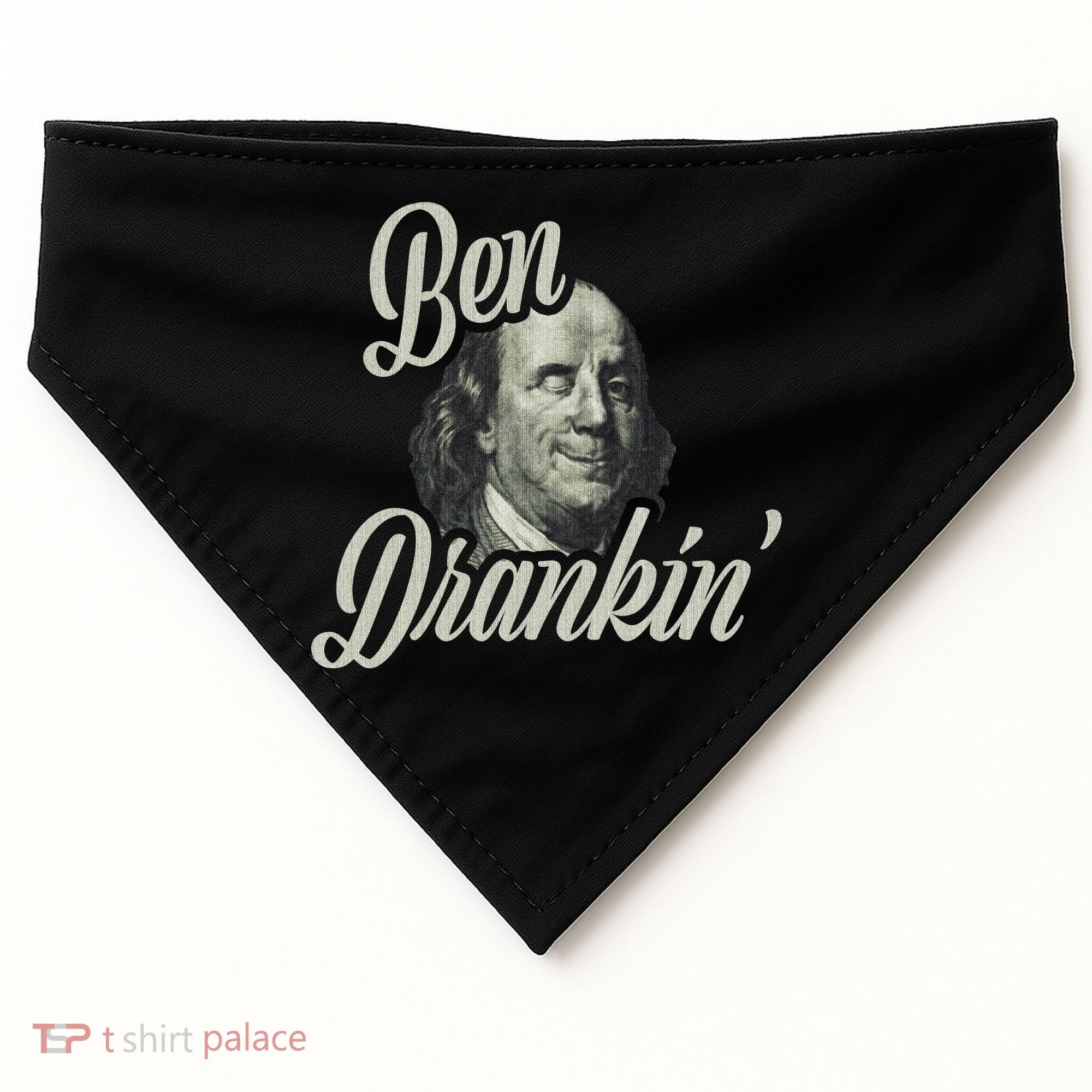 Ben Drankin Benjamin Franklin USA-Made Doggie Bandana