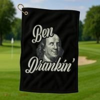 Ben Drankin Benjamin Franklin Golf Towel thumb 1