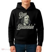 Ben Drankin Benjamin Franklin Kids Hoodie thumb 4