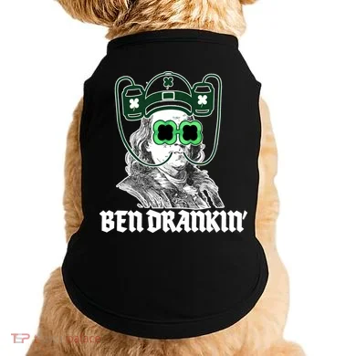 Ben Drankin Benjamin Franklin St Patricks Day Doggie Tank