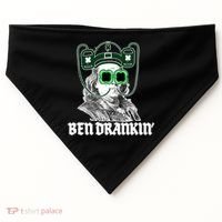 Ben Drankin Benjamin Franklin St Patricks Day USA-Made Doggie Bandana thumb 0