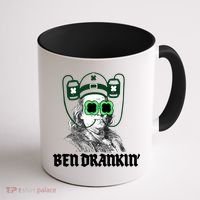 Ben Drankin Benjamin Franklin St Patricks Day Coffee Mug thumb 1