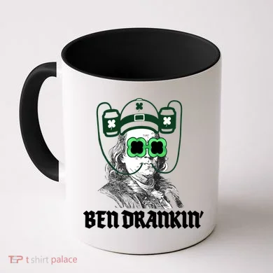Ben Drankin Benjamin Franklin St Patricks Day Coffee Mug