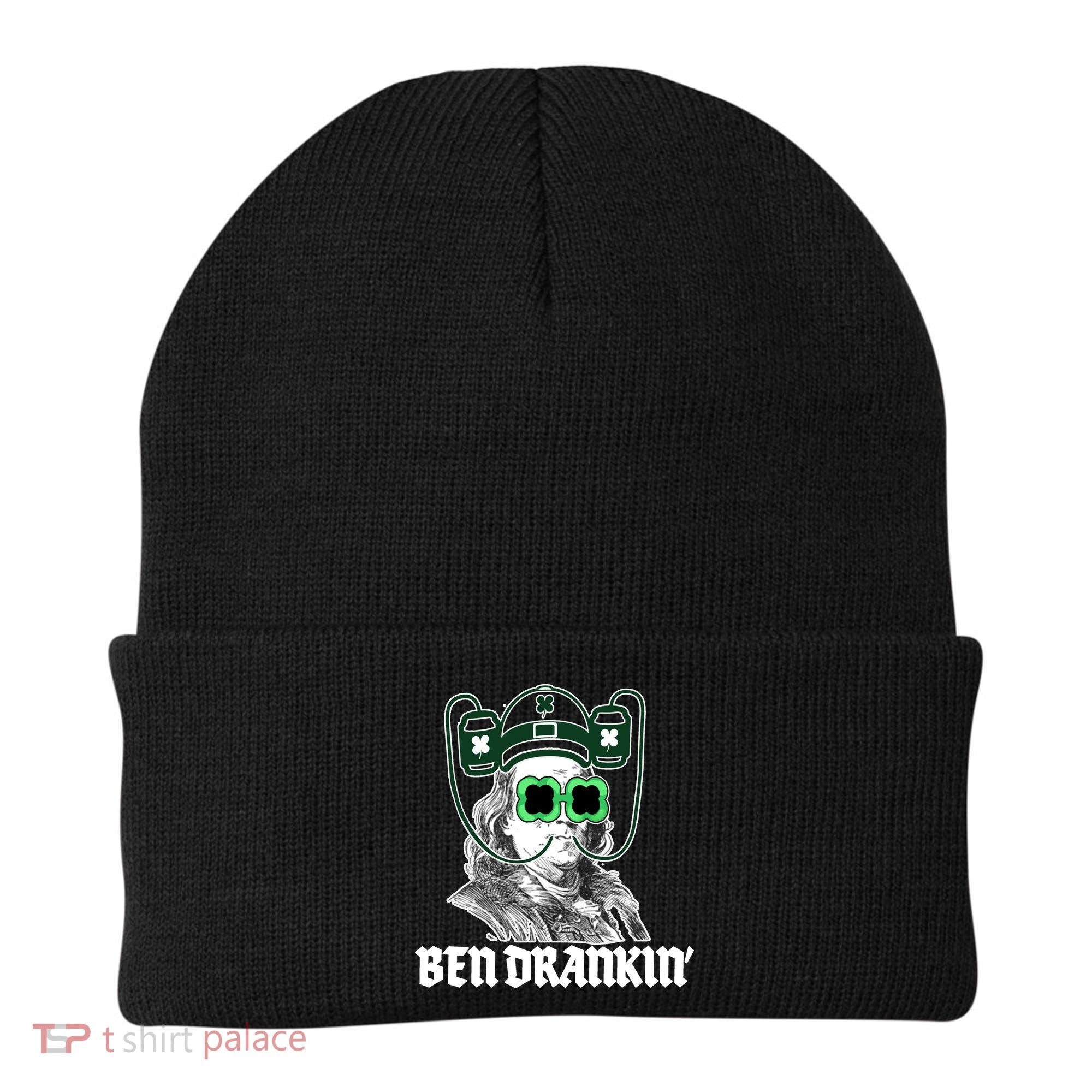 Ben Drankin Benjamin Franklin St Patricks Day Beanie
