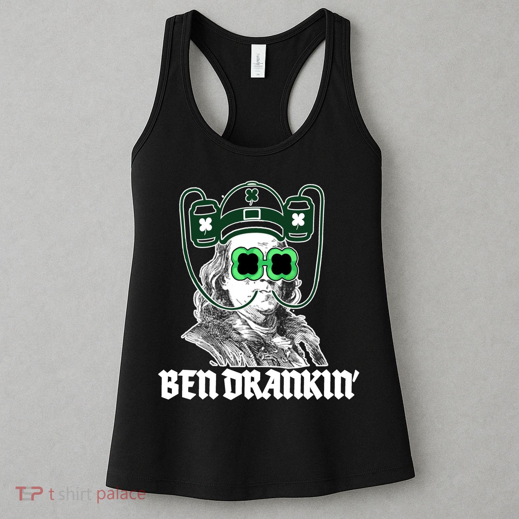 Ben Drankin Benjamin Franklin St Patricks Day Women's Tank Top