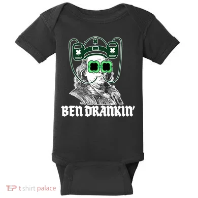 Ben Drankin Benjamin Franklin St Patricks Day Baby Bodysuit
