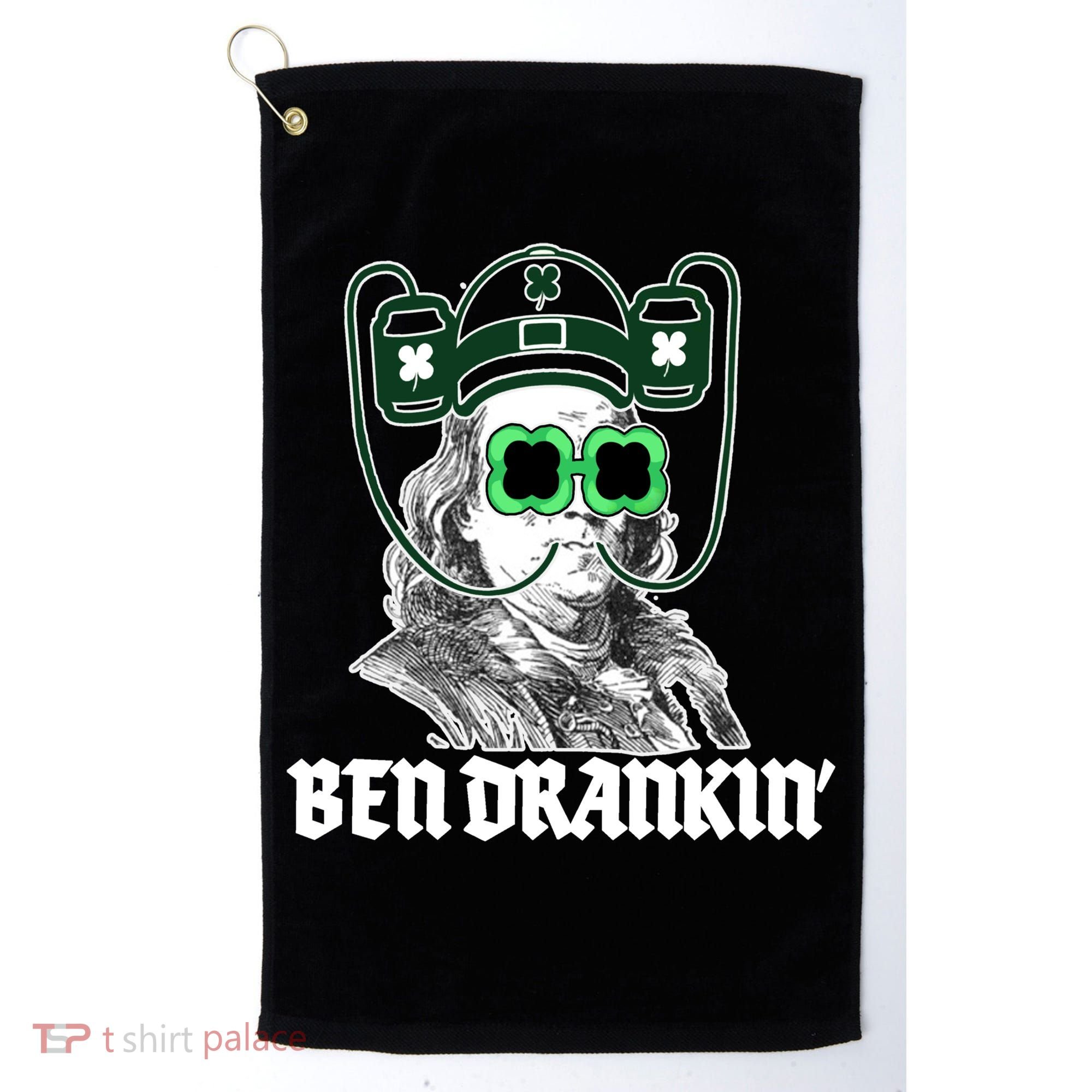 Ben Drankin Benjamin Franklin St Patricks Day Golf Towel