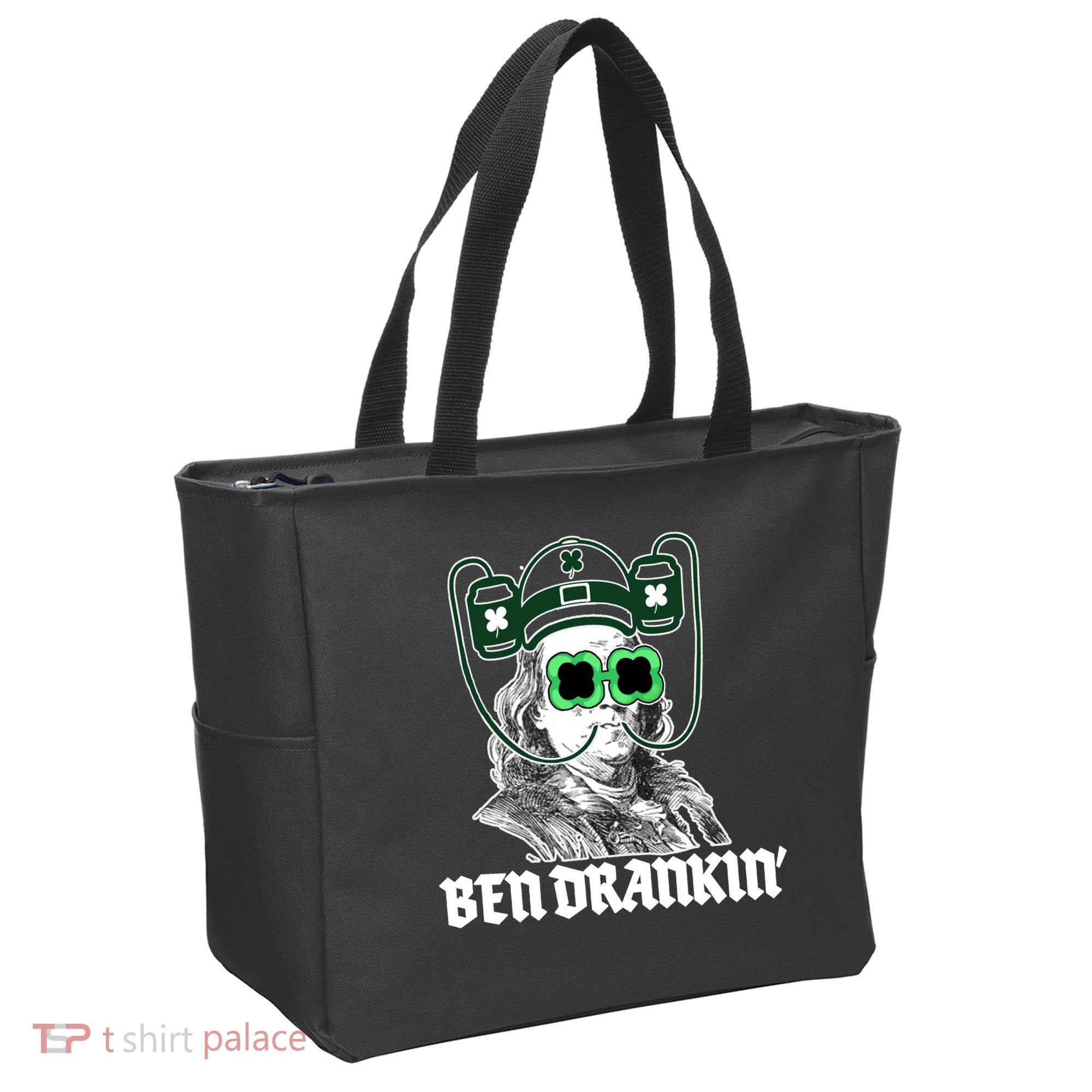 Ben Drankin Benjamin Franklin St Patricks Day Tote Bag