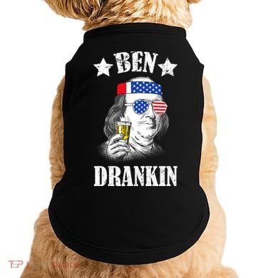 Ben Drankin USA Patriotic Doggie Tank
