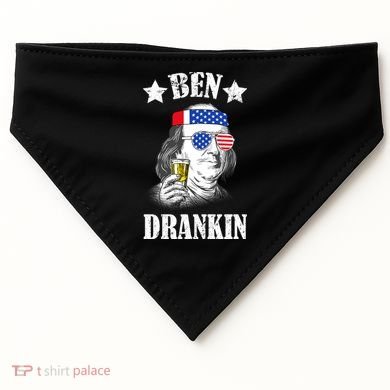 Ben Drankin USA Patriotic USA-Made Doggie Bandana
