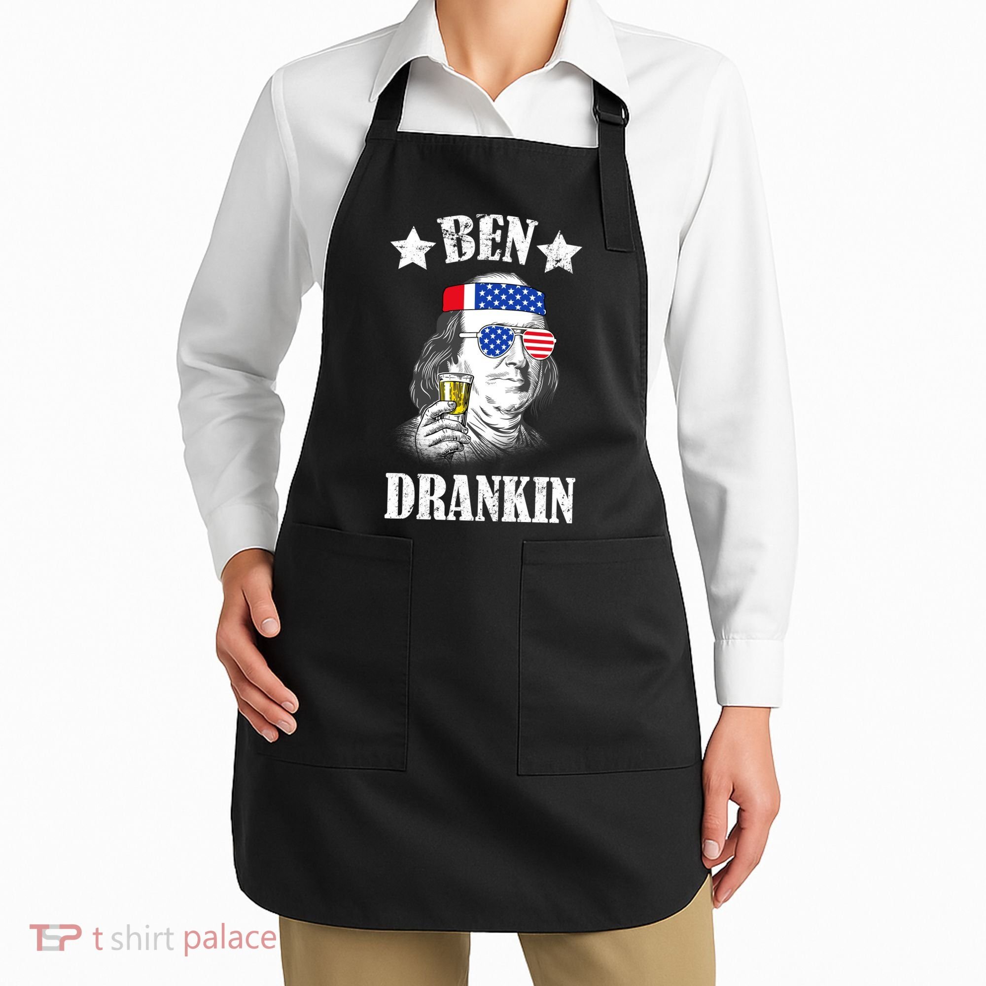 Ben Drankin USA Patriotic Apron