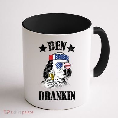 Ben Drankin USA Patriotic Coffee Mug back