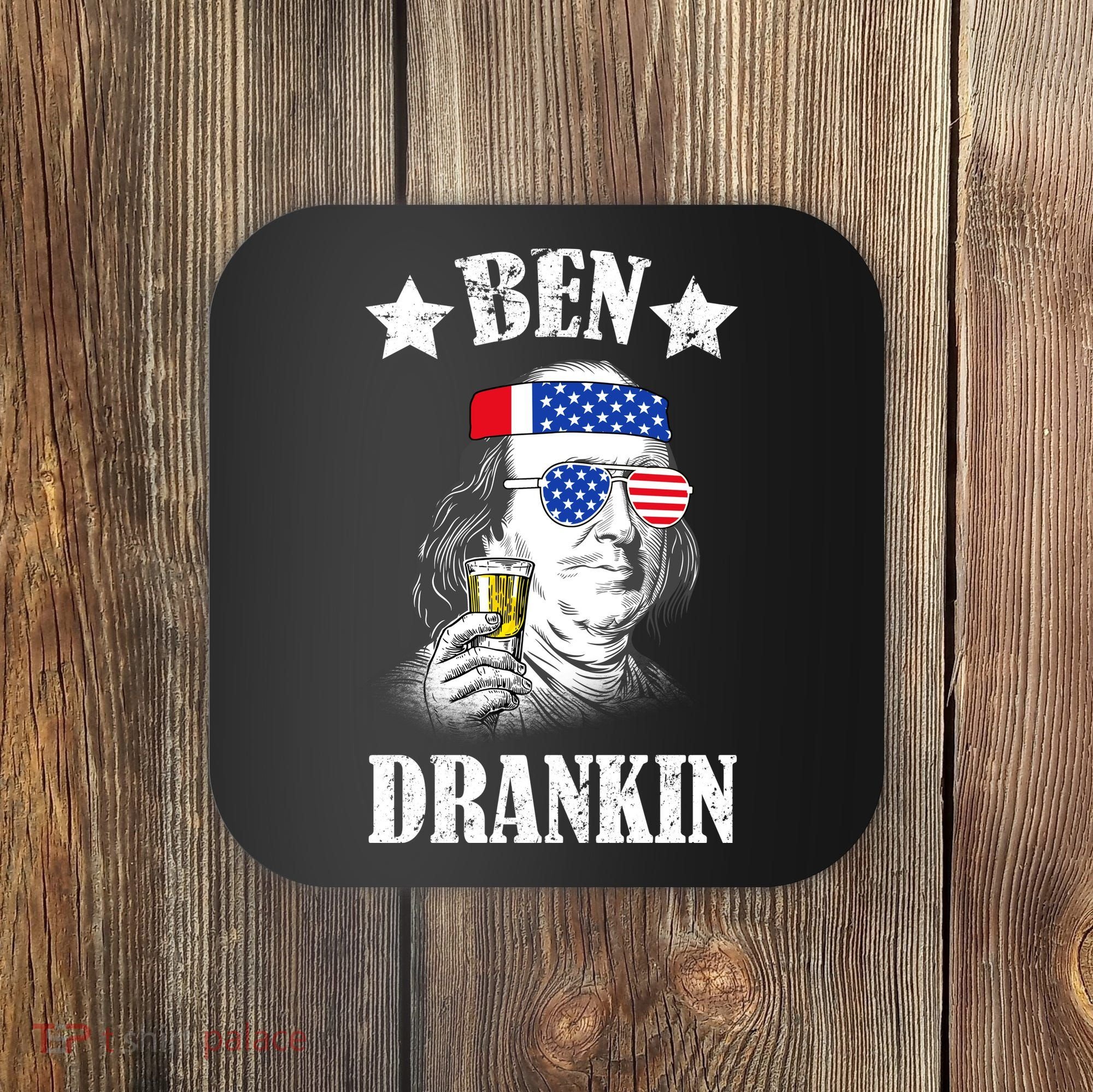 Ben Drankin USA Patriotic Coaster