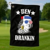 Ben Drankin USA Patriotic Golf Towel thumb 1