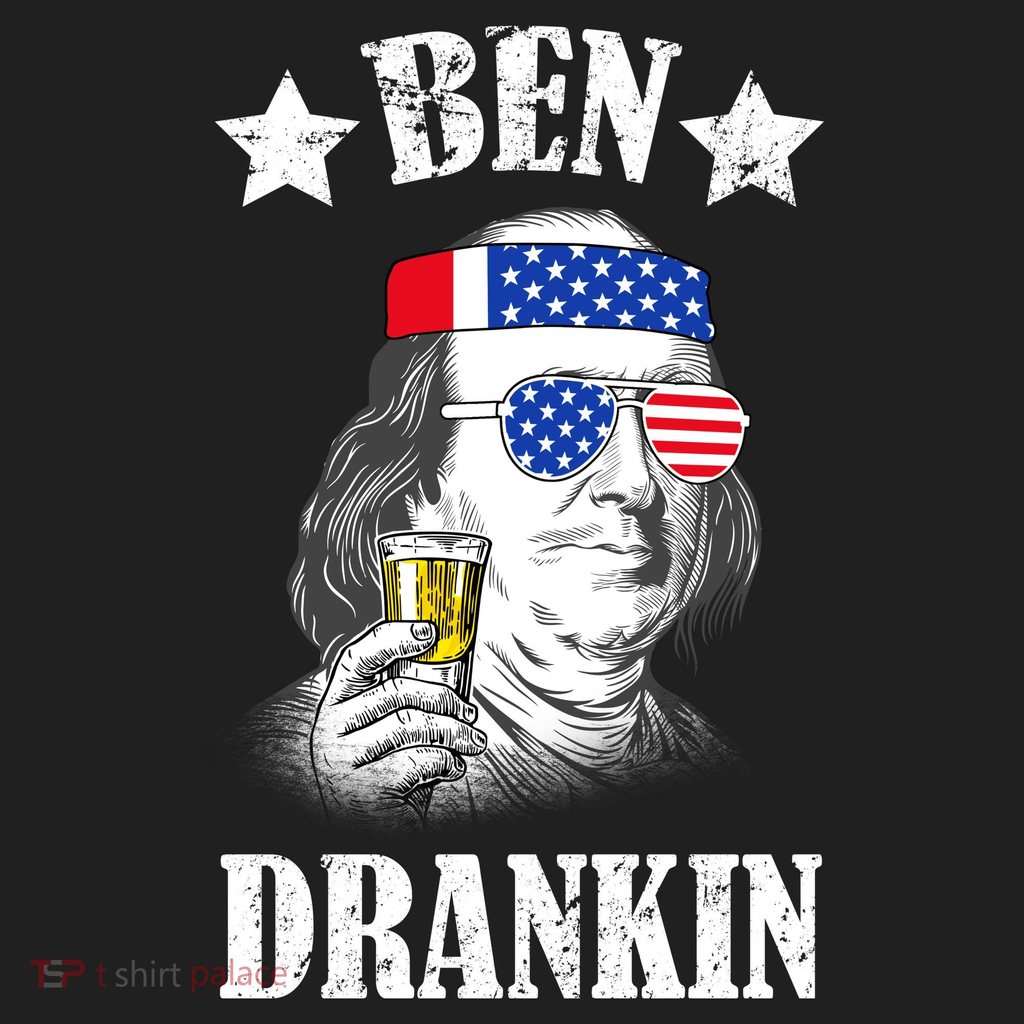 Ben Drankin USA Patriotic Golf Towel