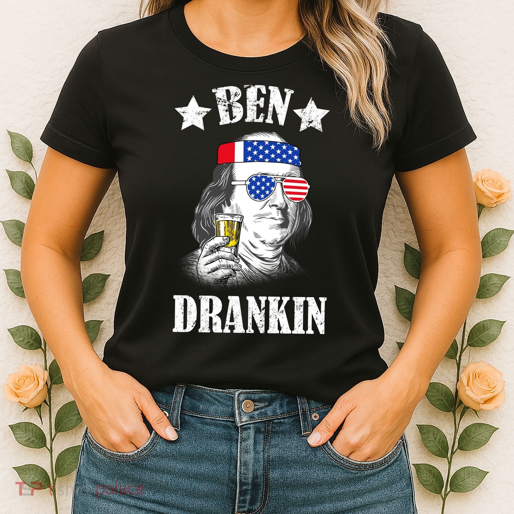 Ben Drankin USA Patriotic Women's T-Shirt