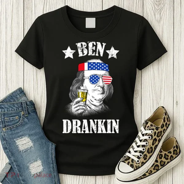 Ben Drankin USA Patriotic Women's T-Shirt