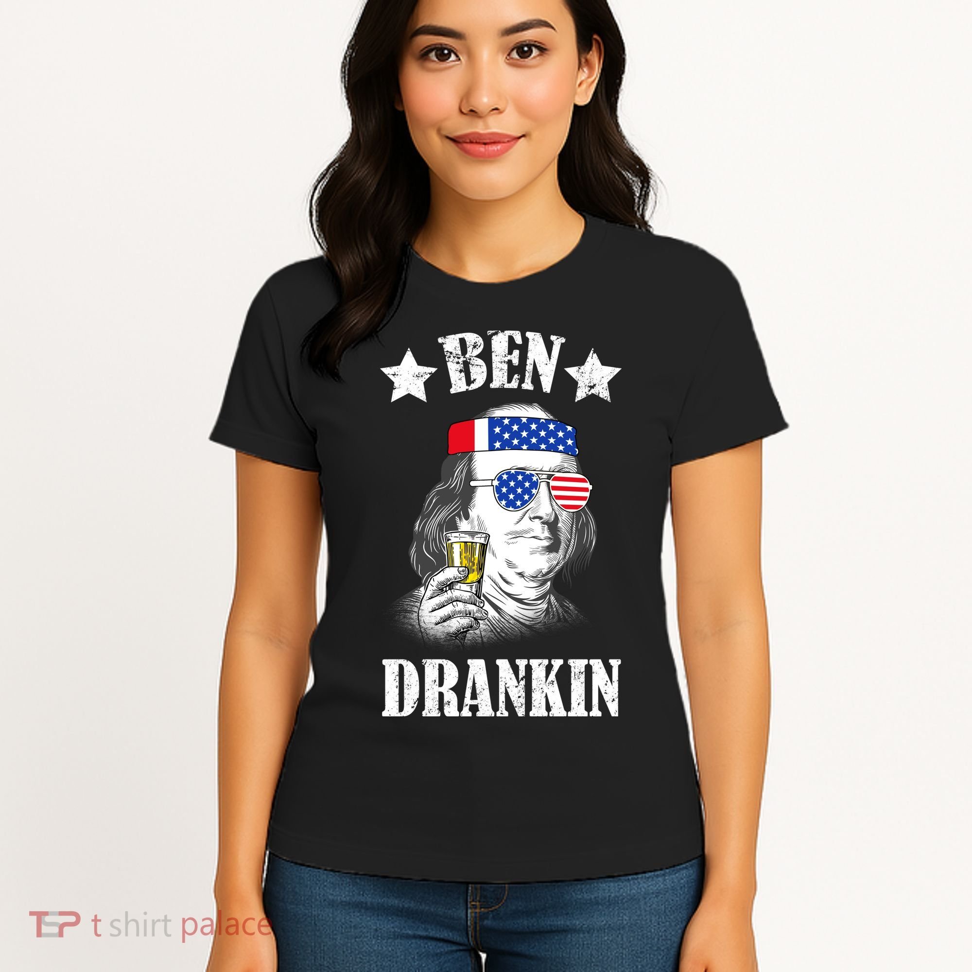 Ben Drankin USA Patriotic Women's T-Shirt