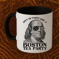 Ben Franklin Boston Tea Party Coffee Mug thumb 2