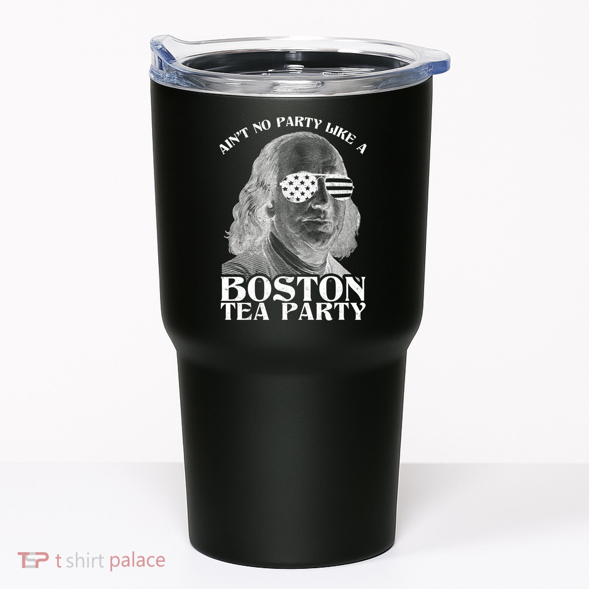 Ben Franklin Boston Tea Party Tumbler