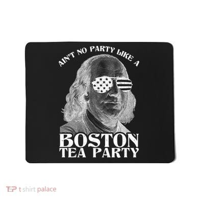 Ben Franklin Boston Tea Party Mousepad