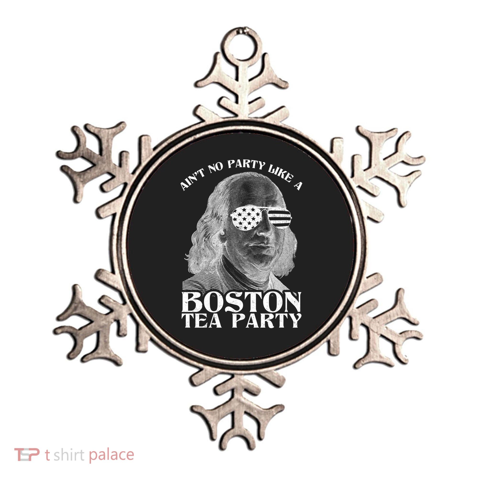 Ben Franklin Boston Tea Party Ornament