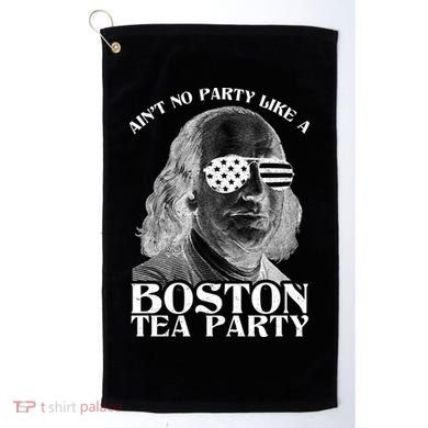 Ben Franklin Boston Tea Party Golf Towel