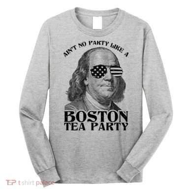 Ben Franklin Boston Tea Party Long Sleeve Shirt