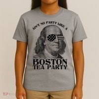 Ben Franklin Boston Tea Party T-Shirt thumb 4