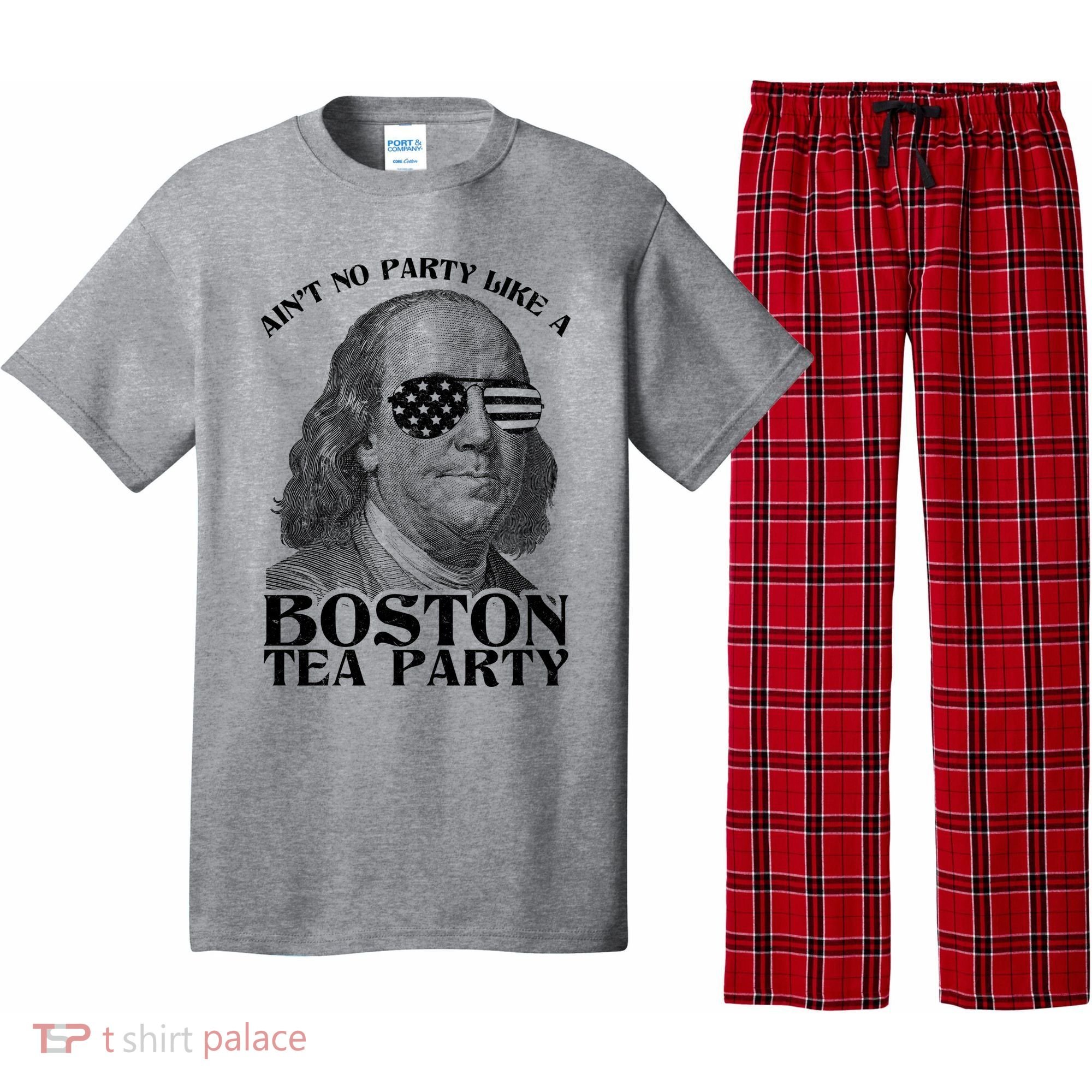Ben Franklin Boston Tea Party Pajama Set