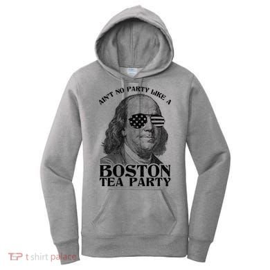 Ben Franklin Boston Tea Party Women's Hoodie