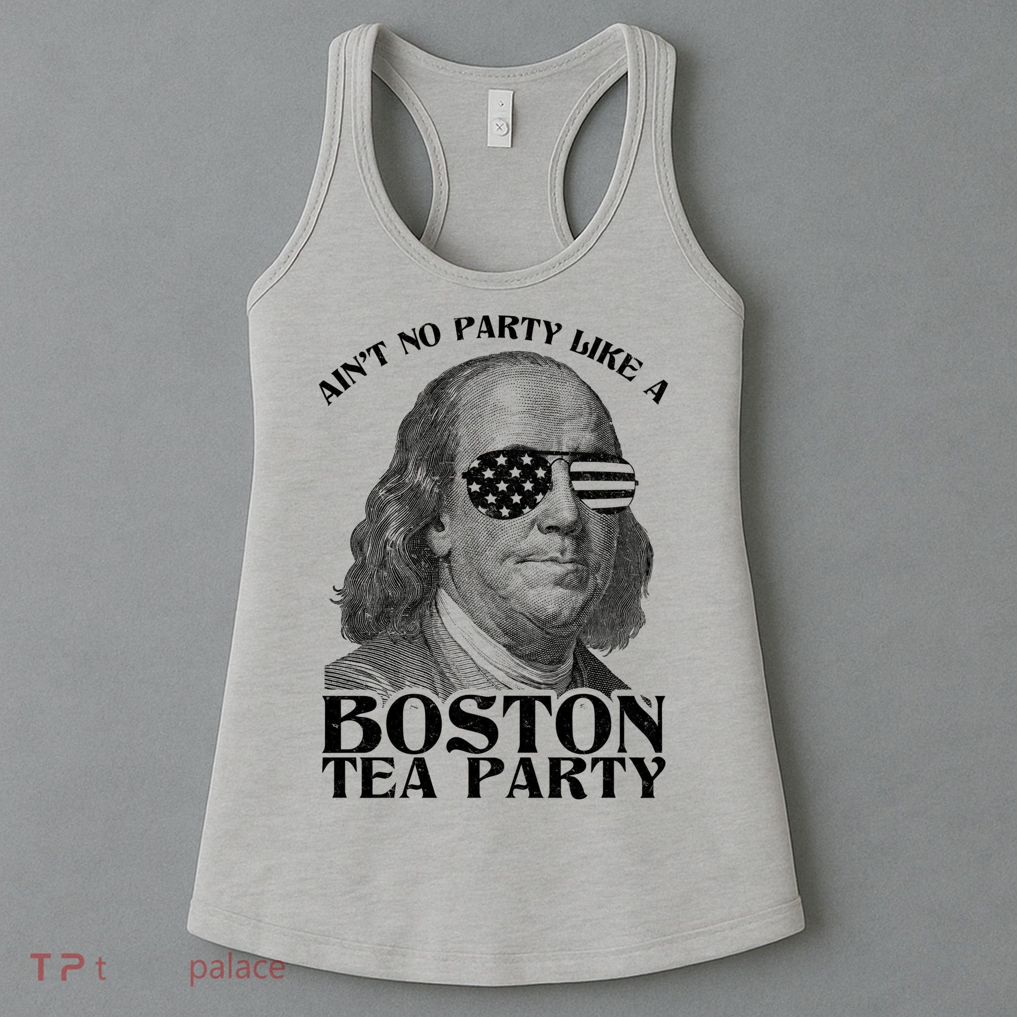 Ben Franklin Boston Tea Party Women's Tank Top