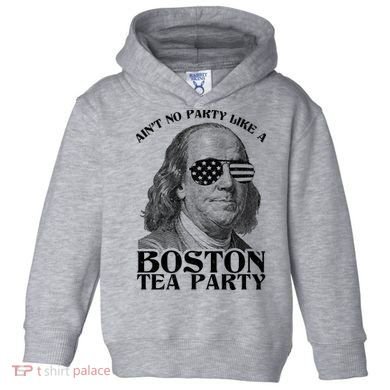 Ben Franklin Boston Tea Party Toddler Hoodie