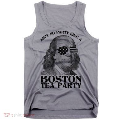 Ben Franklin Boston Tea Party Tank Top