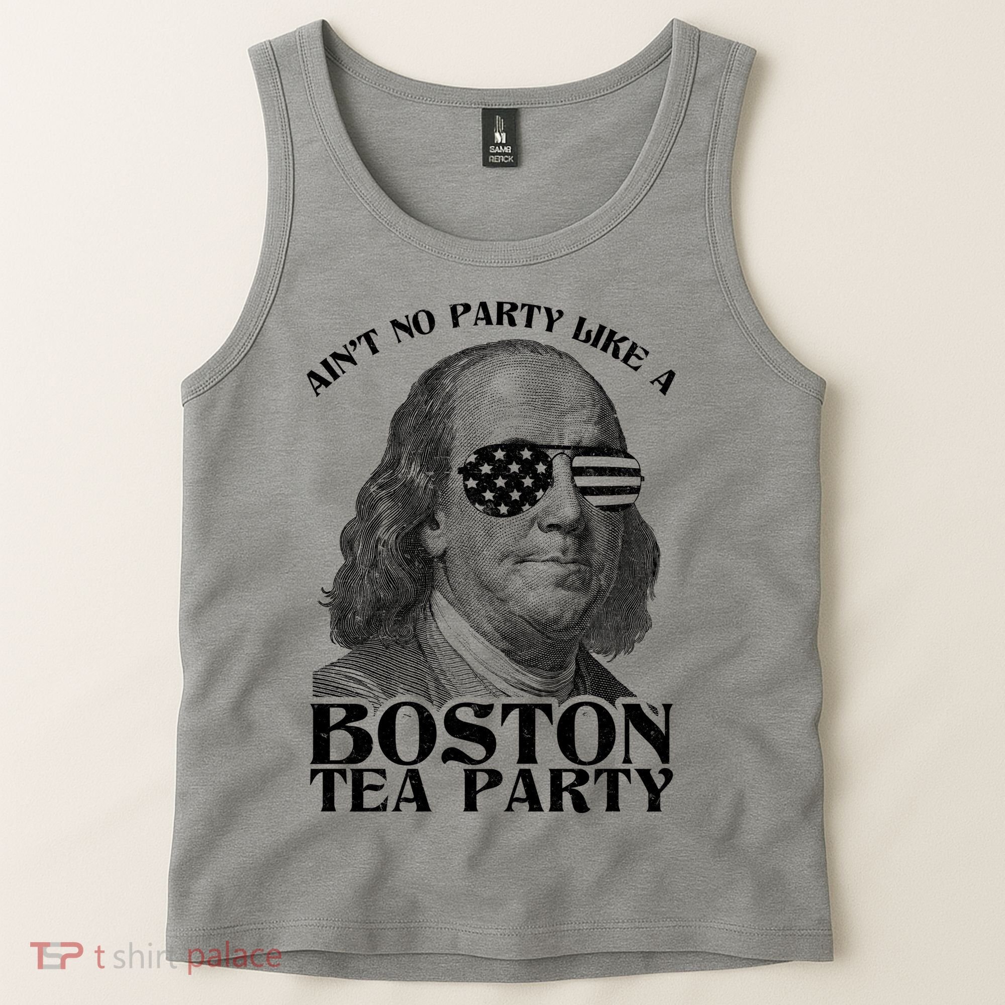 Ben Franklin Boston Tea Party Tank Top