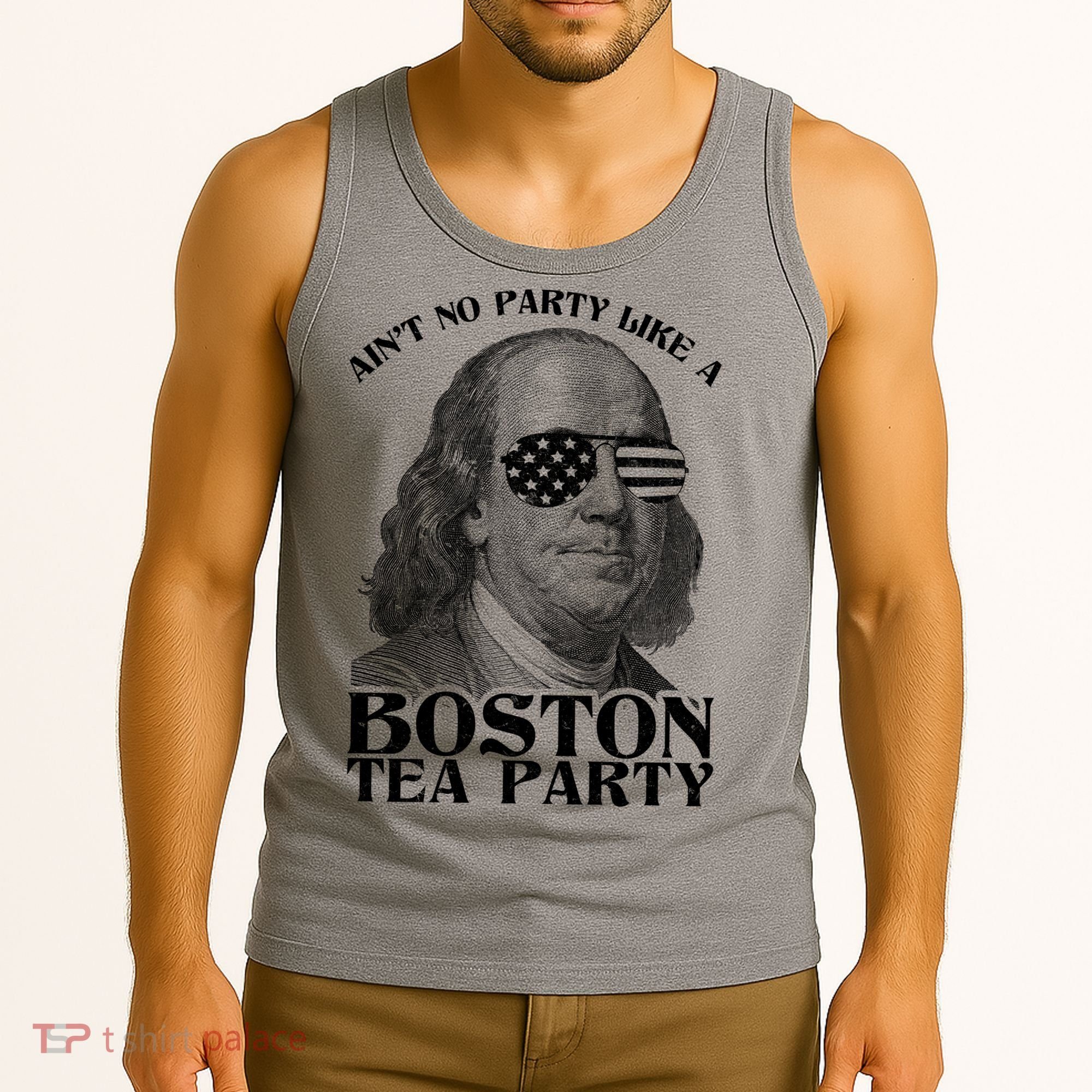 Ben Franklin Boston Tea Party Tank Top