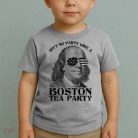 Ben Franklin Boston Tea Party Toddler T-Shirt thumb 2