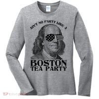 Ben Franklin Boston Tea Party Women's Long Sleeve Shirt thumb 0