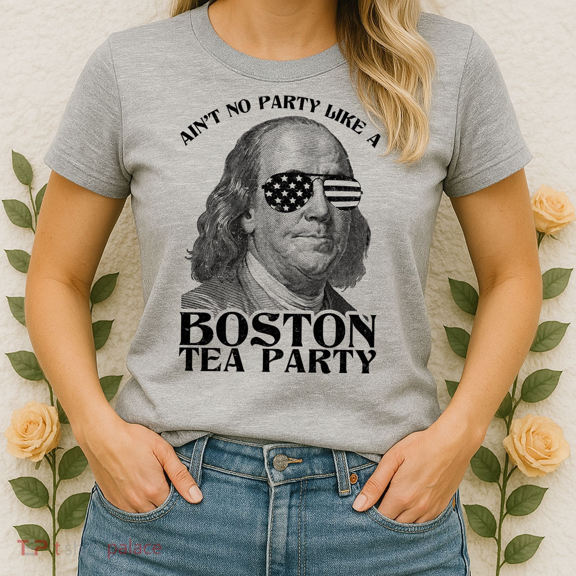 Ben Franklin Boston Tea Party Women's T-Shirt