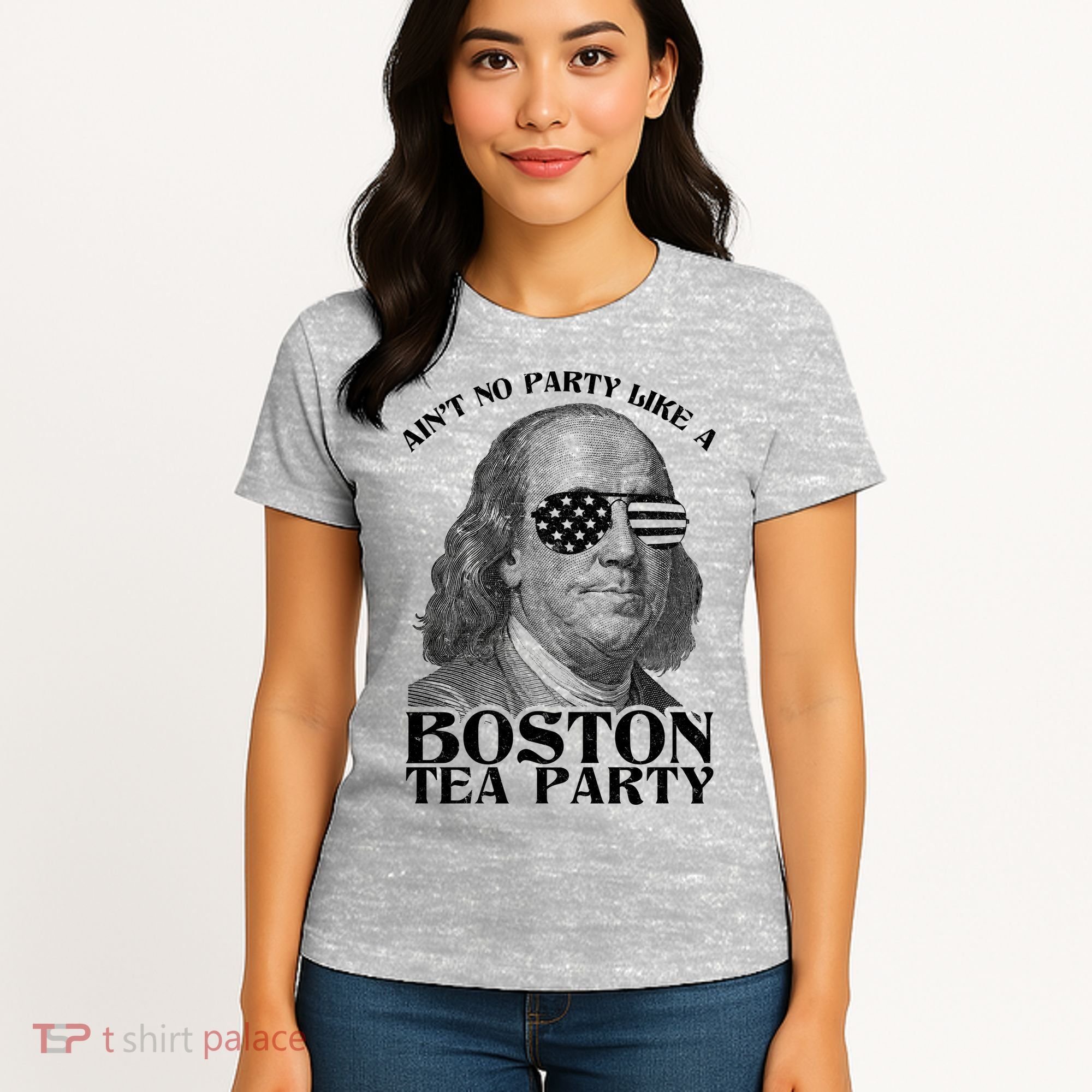 Ben Franklin Boston Tea Party Women's T-Shirt