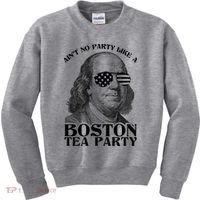 Ben Franklin Boston Tea Party Kids Sweatshirt thumb 0