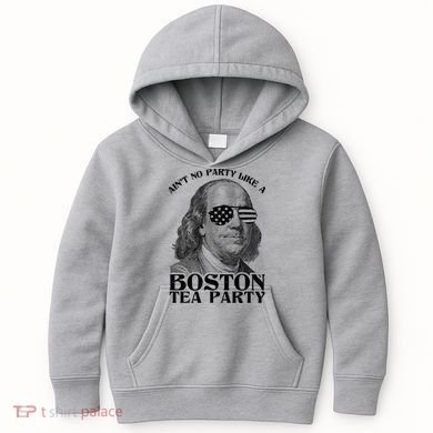 Ben Franklin Boston Tea Party Kids Hoodie