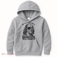 Ben Franklin Boston Tea Party Kids Hoodie thumb 0