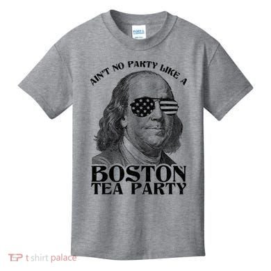 Ben Franklin Boston Tea Party Kids T-Shirt
