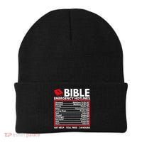 Bible Emergency Numbers Funny Christian Bible Beanie thumb 0