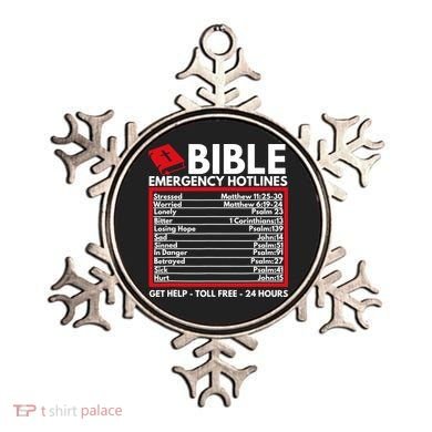 Bible Emergency Numbers Funny Christian Bible Jesus Ornament