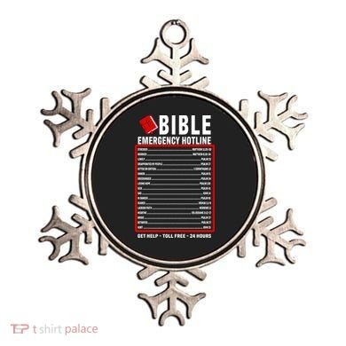 Bible Emergency Numbers Funny Christian Bible & Jesus Quotes Ornament
