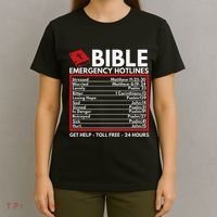 Bible Emergency Numbers Funny Christian Bible & Jesus T-Shirt thumb 4